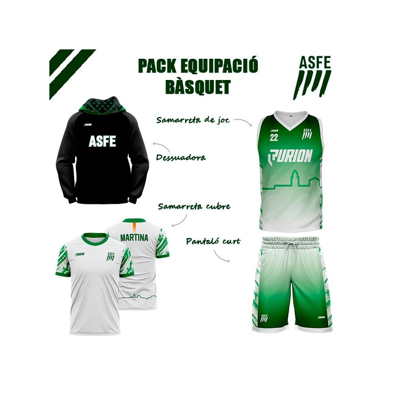 Pack d'equipació de bàsquet (Obligatori)