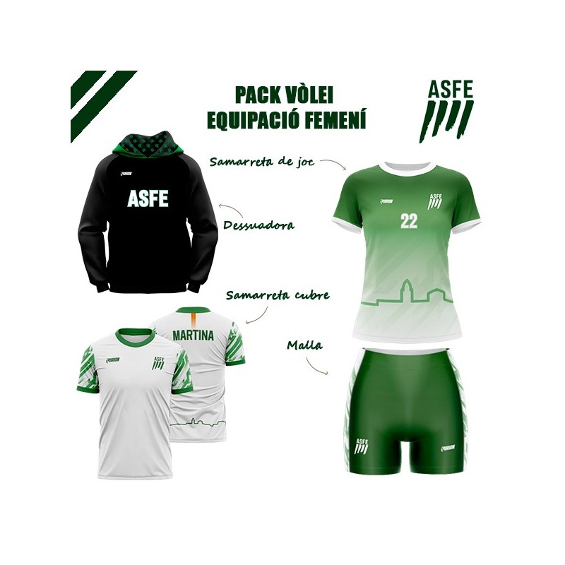 Pack d'equipació de vòlei FEMENÍ (Obligatori)