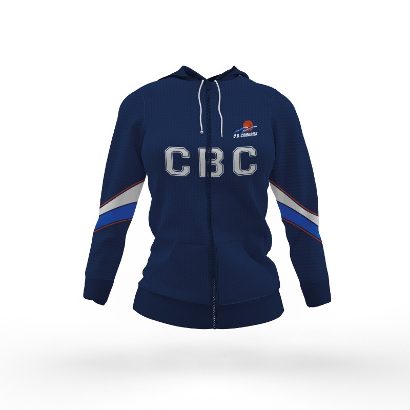 Sudadera con cremallera CB Cambrils
